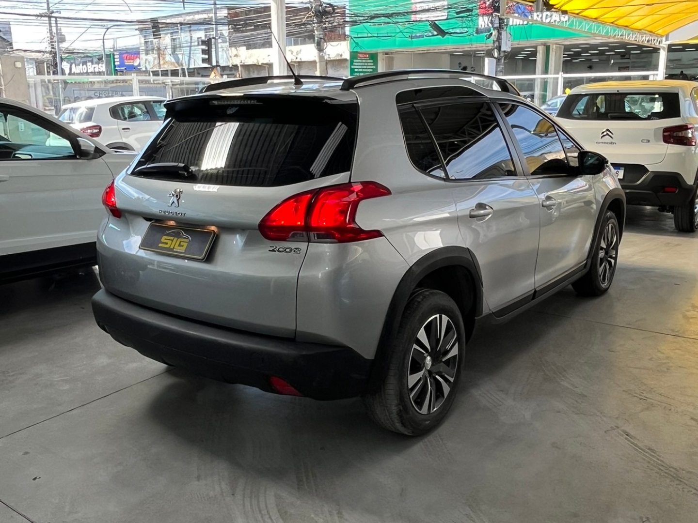 PEUGEOT 2008 1.6 16V FLEX ALLURE 4P AUTOMÁTICO 2021 Prata - Miniatura 7 - SIG Multimarcas