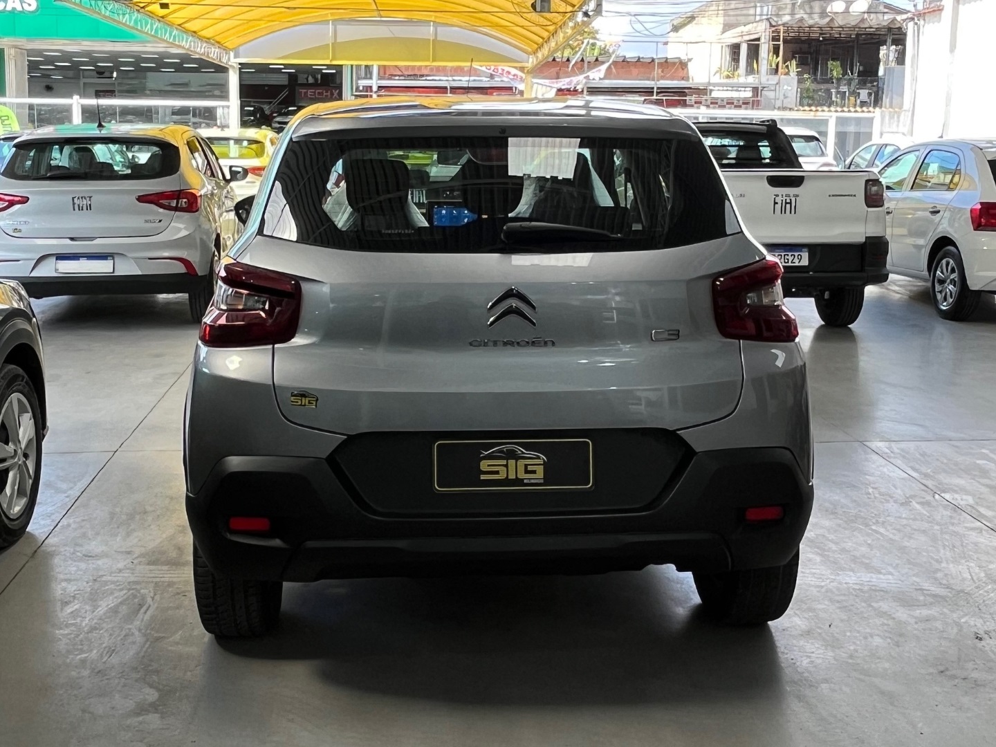 CITROEN C3 1.0 FIREFLY FLEX LIVE PACK MANUAL 2023 Prata - Miniatura 5 - SIG Multimarcas