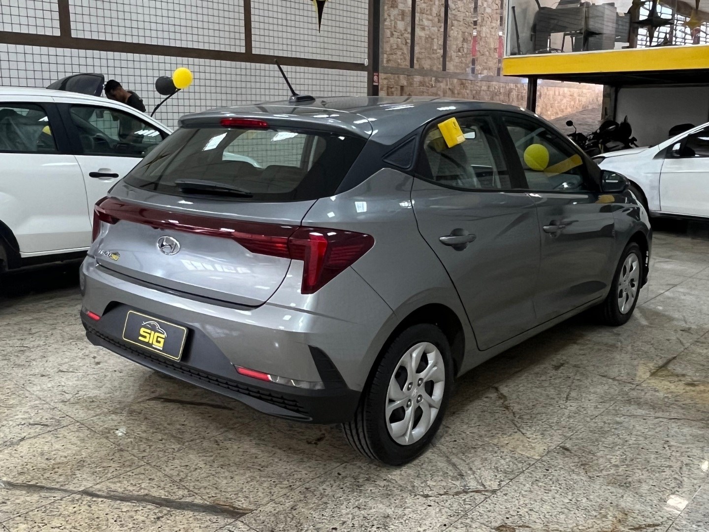 HYUNDAI HB20S 1.0 12V FLEX COMFORT PLUS MANUAL 2025 Cinza - Miniatura 8 - SIG Multimarcas