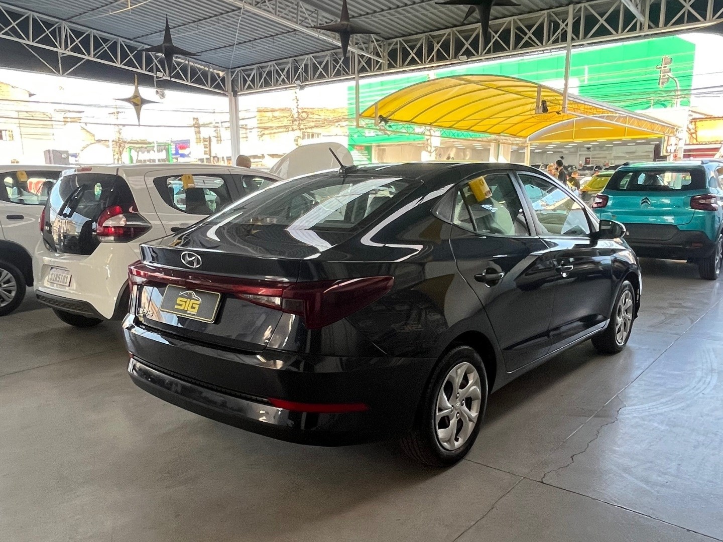 HYUNDAI HB20S 1.0 12V FLEX COMFORT PLUS MANUAL 2024 Azul - Miniatura 7 - SIG Multimarcas