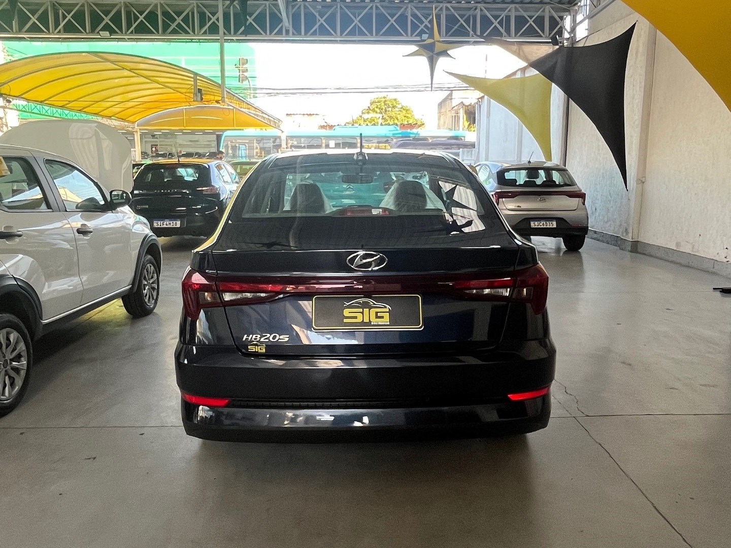 HYUNDAI HB20S 1.0 12V FLEX COMFORT PLUS MANUAL 2024 Azul - Miniatura 4 - SIG Multimarcas