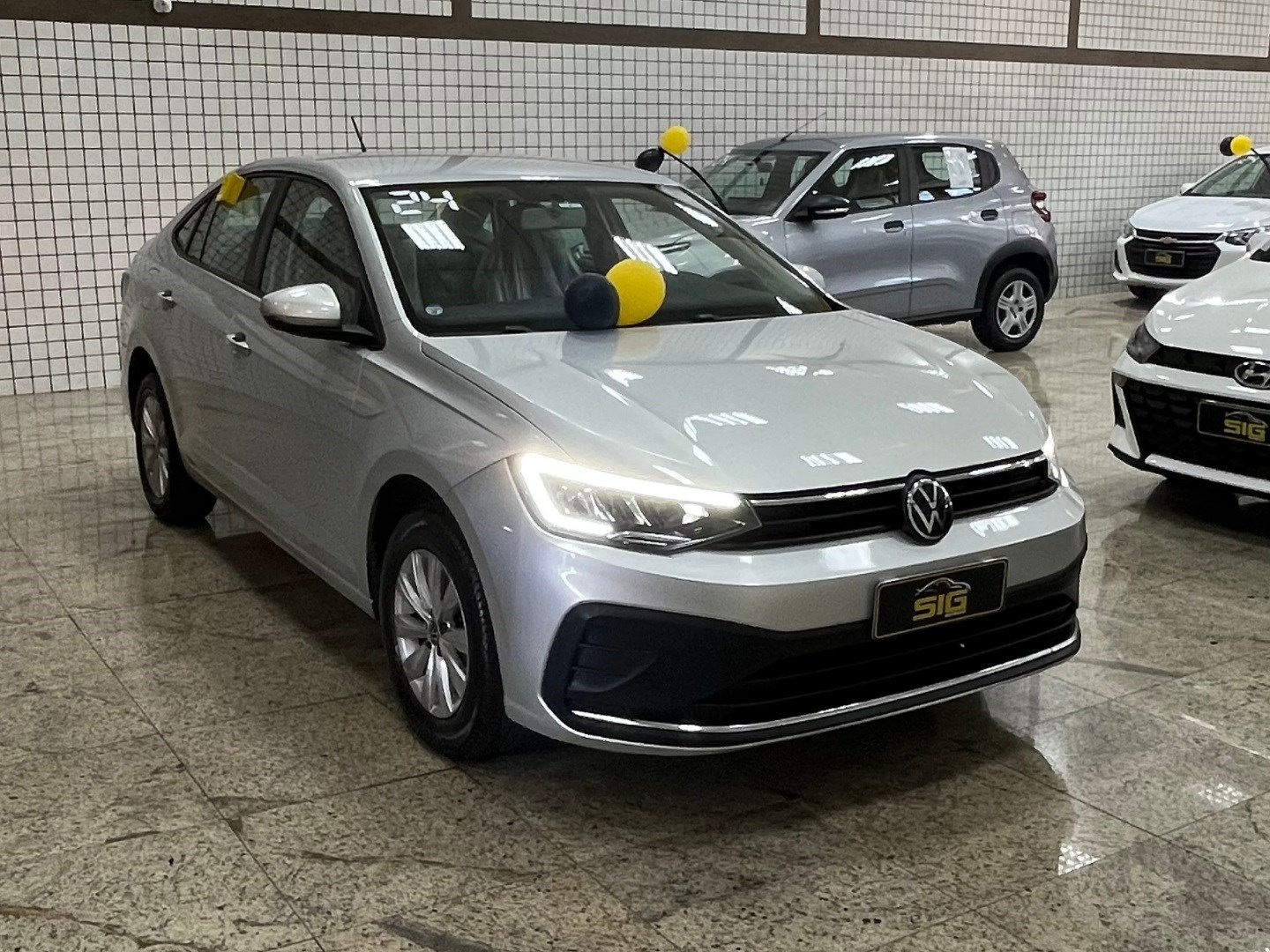 VOLKSWAGEN VIRTUS 1.0 TSI FLEX 12V AUT 2024 Prata - Miniatura 3 - SIG Multimarcas