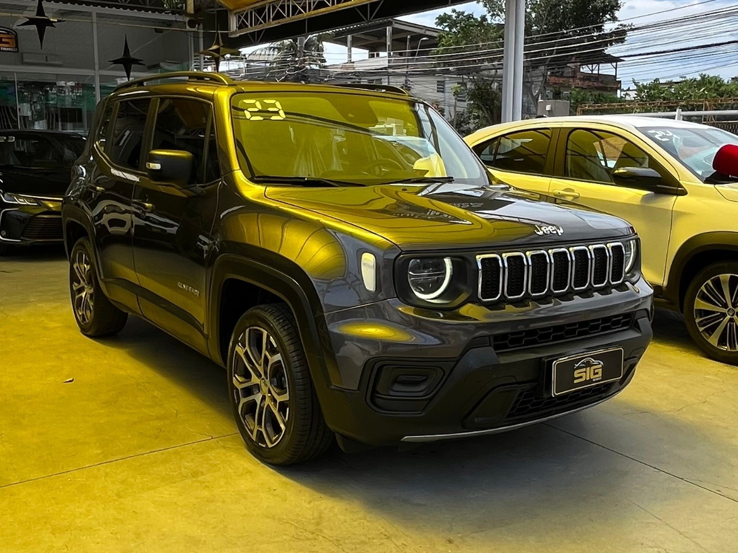 JEEP RENEGADE 1.3 T270 TURBO FLEX LONGITUDE AT6 2023 Cinza seminovo à venda em Duque de Caxias - Miniatura Traseira - SIG Multimarcas