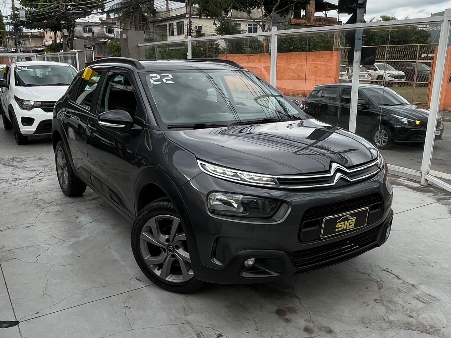 CITROEN C4 CACTUS 1.6 VTI 120 FLEX FEEL EAT6 2022 na cor Cinza com 71.000 km - Imagem 1 - SIG Multimarcas