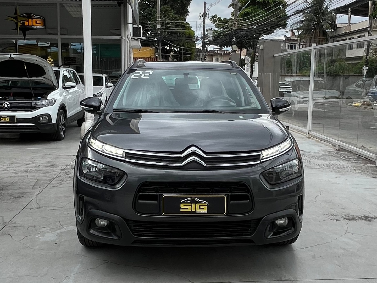 CITROEN C4 CACTUS 1.6 VTI 120 FLEX FEEL EAT6 2022 Cinza - Miniatura 2 - SIG Multimarcas