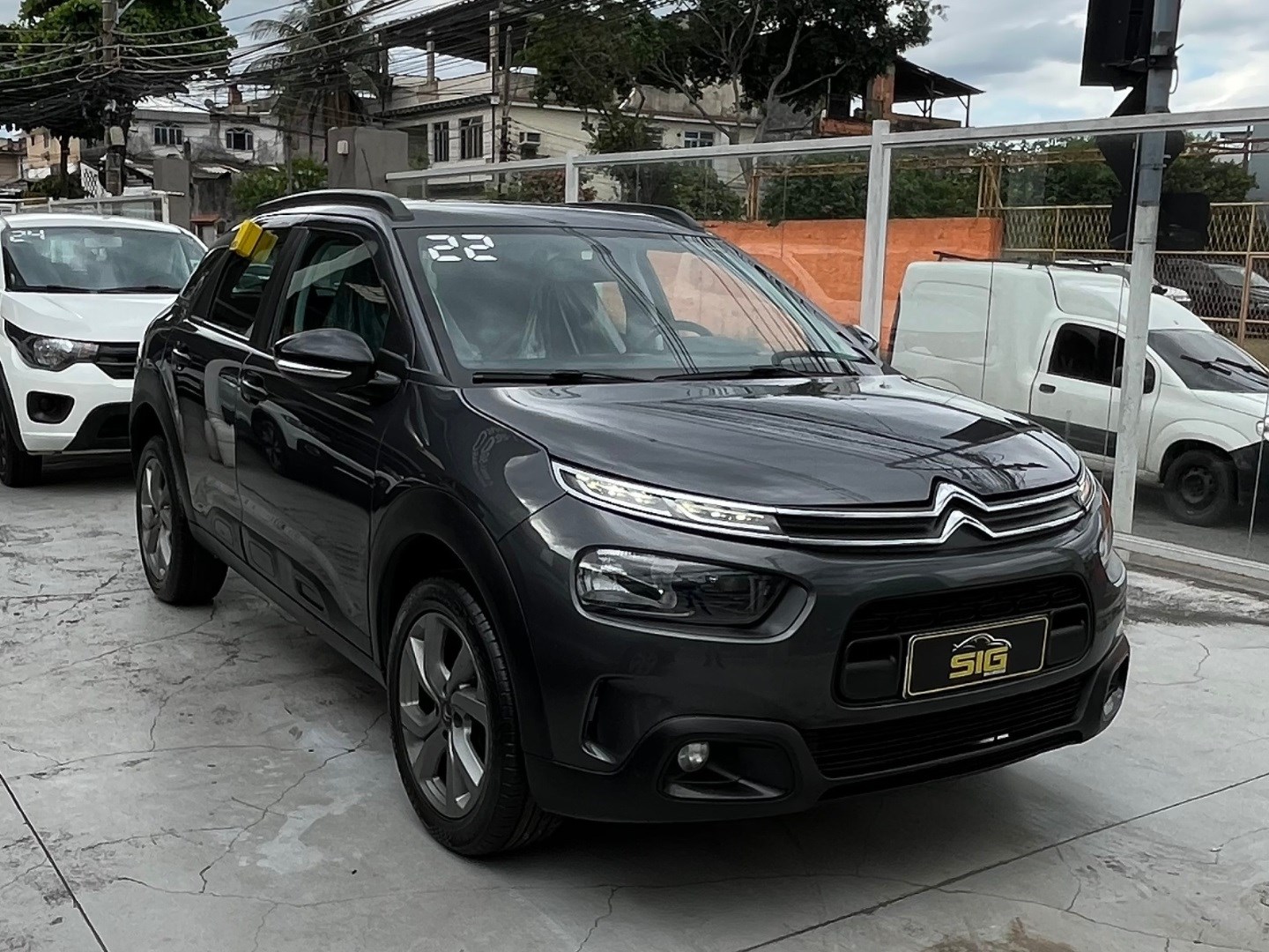 CITROEN C4 CACTUS 1.6 VTI 120 FLEX FEEL EAT6 2022 Cinza - Miniatura 3 - SIG Multimarcas