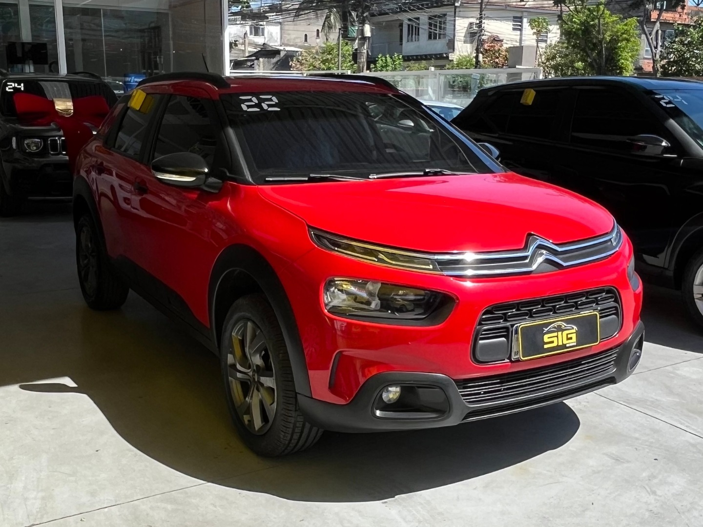 CITROEN C4 CACTUS 1.6 VTI 120 FLEX FEEL EAT6 2022 Vermelho - Miniatura 4 - SIG Multimarcas