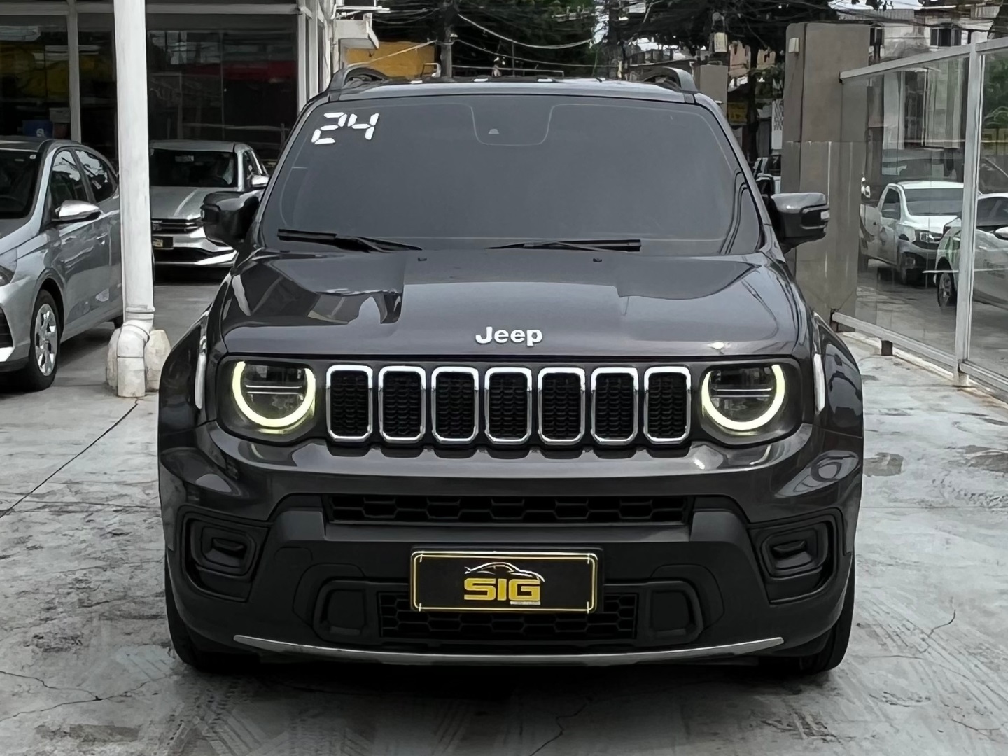 JEEP RENEGADE 1.3 T270 TURBO FLEX LONGITUDE AT6 2024 Preto - Miniatura 2 - SIG Multimarcas