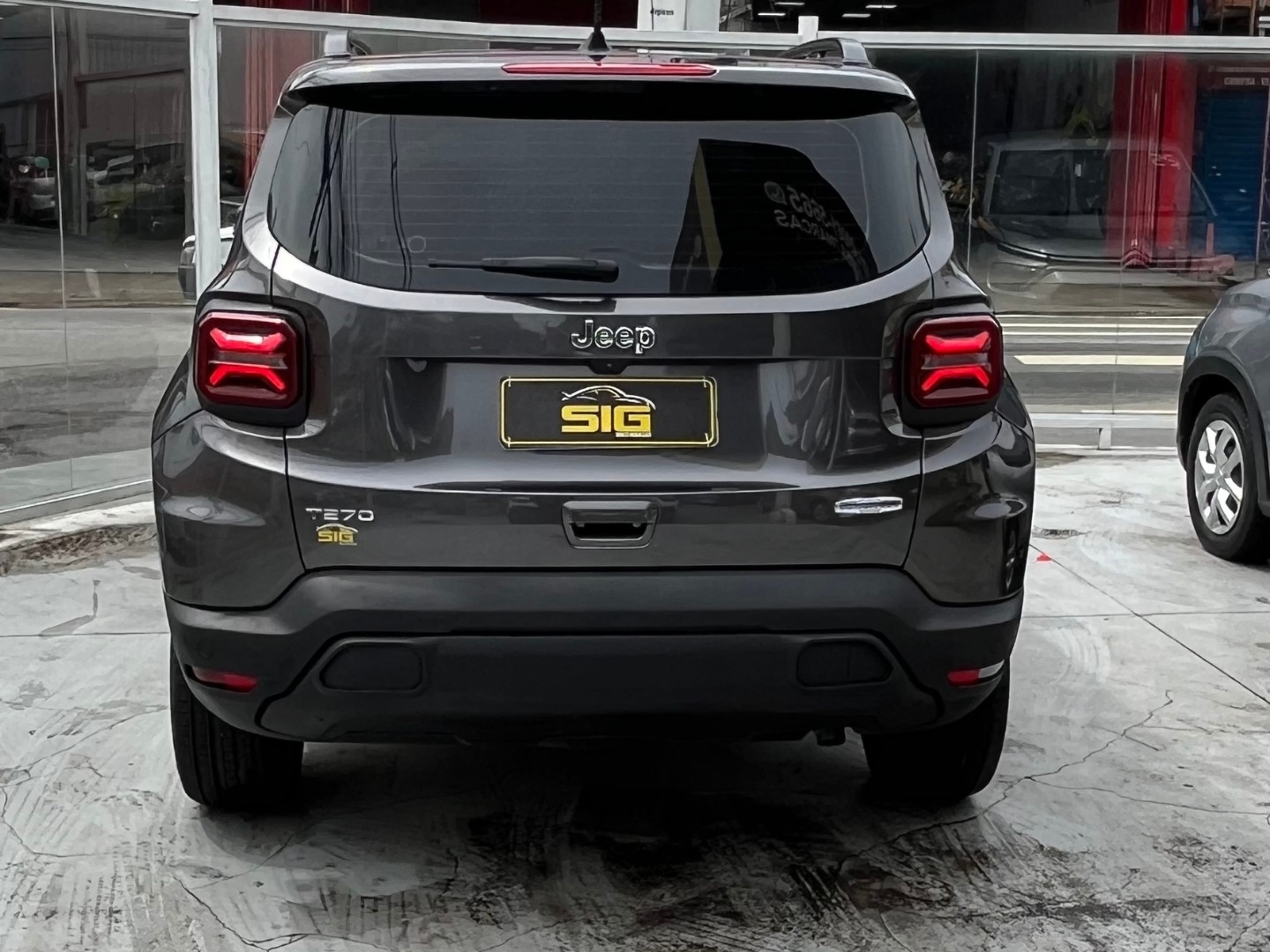 JEEP RENEGADE 1.3 T270 TURBO FLEX LONGITUDE AT6 2024 Preto - Miniatura 5 - SIG Multimarcas