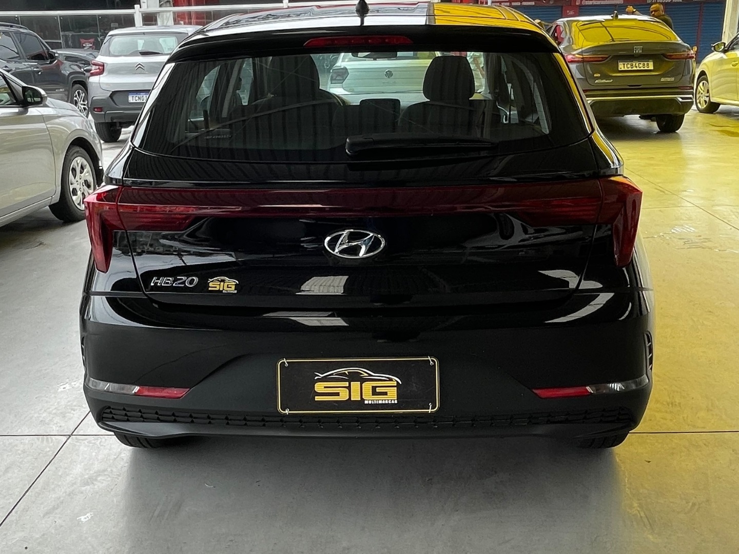 HYUNDAI HB20 1.0 12V FLEX SENSE PLUS MANUAL 2024 Preto - Miniatura 6 - SIG Multimarcas