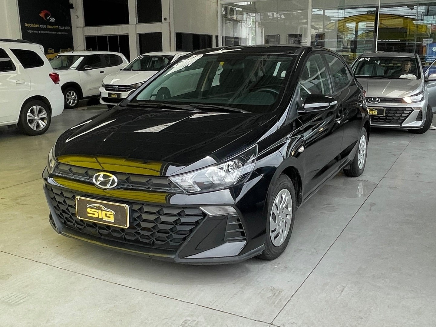 HYUNDAI HB20 1.0 12V FLEX SENSE PLUS MANUAL 2024 Preto - Miniatura 3 - SIG Multimarcas