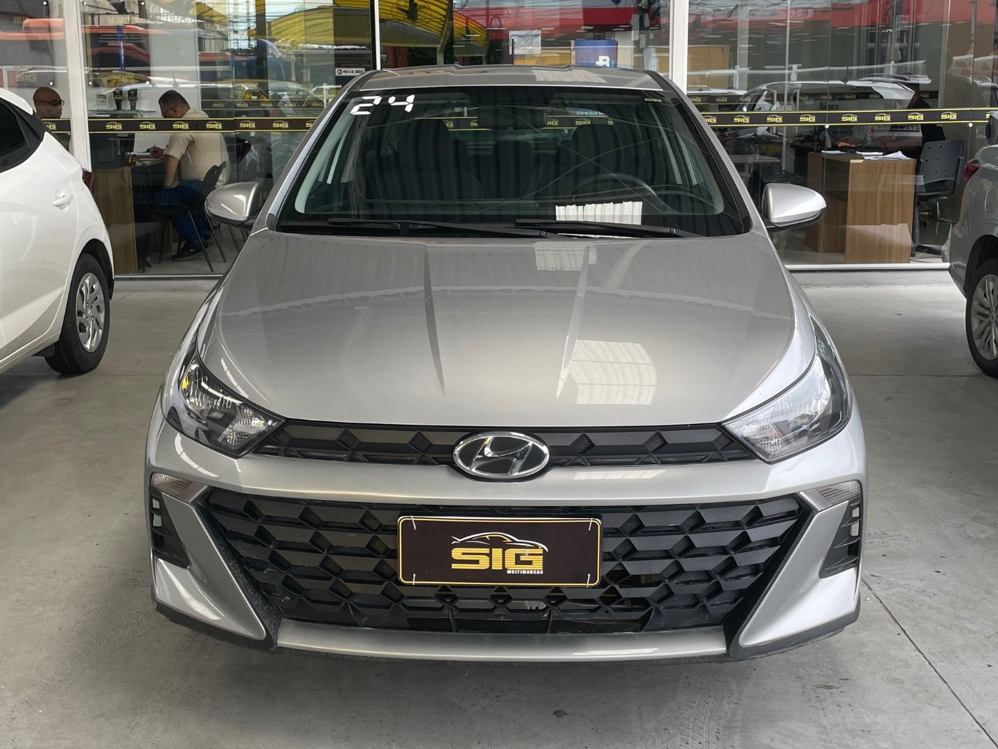 HYUNDAI HB20 1.0 12V FLEX SENSE PLUS MANUAL 2024 Prata - Miniatura 2 - SIG Multimarcas