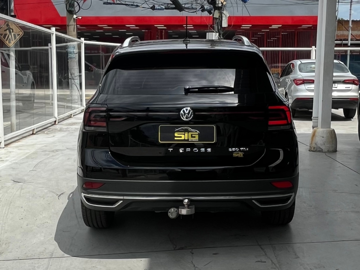 VOLKSWAGEN T-CROSS 1.4 250 TSI TOTAL FLEX HIGHLINE AUTOMÁTICO 2021 Preto - Miniatura 5 - SIG Multimarcas