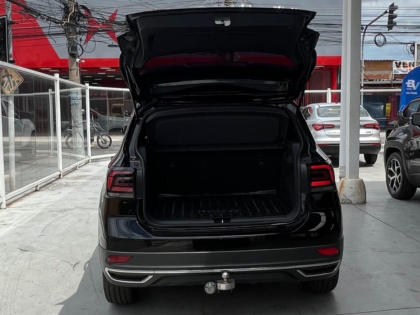 VOLKSWAGEN T-CROSS 1.4 250 TSI TOTAL FLEX HIGHLINE AUTOMÁTICO 2021 Preto - Miniatura 6 - SIG Multimarcas