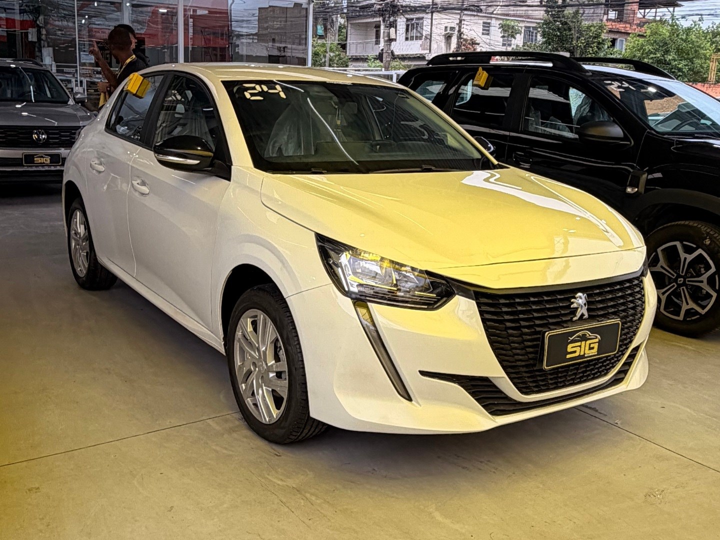 PEUGEOT 208 1.6 16V FLEX ACTIVE AT6 2024 Branco seminovo à venda em Duque de Caxias - Miniatura Lateral - SIG Multimarcas