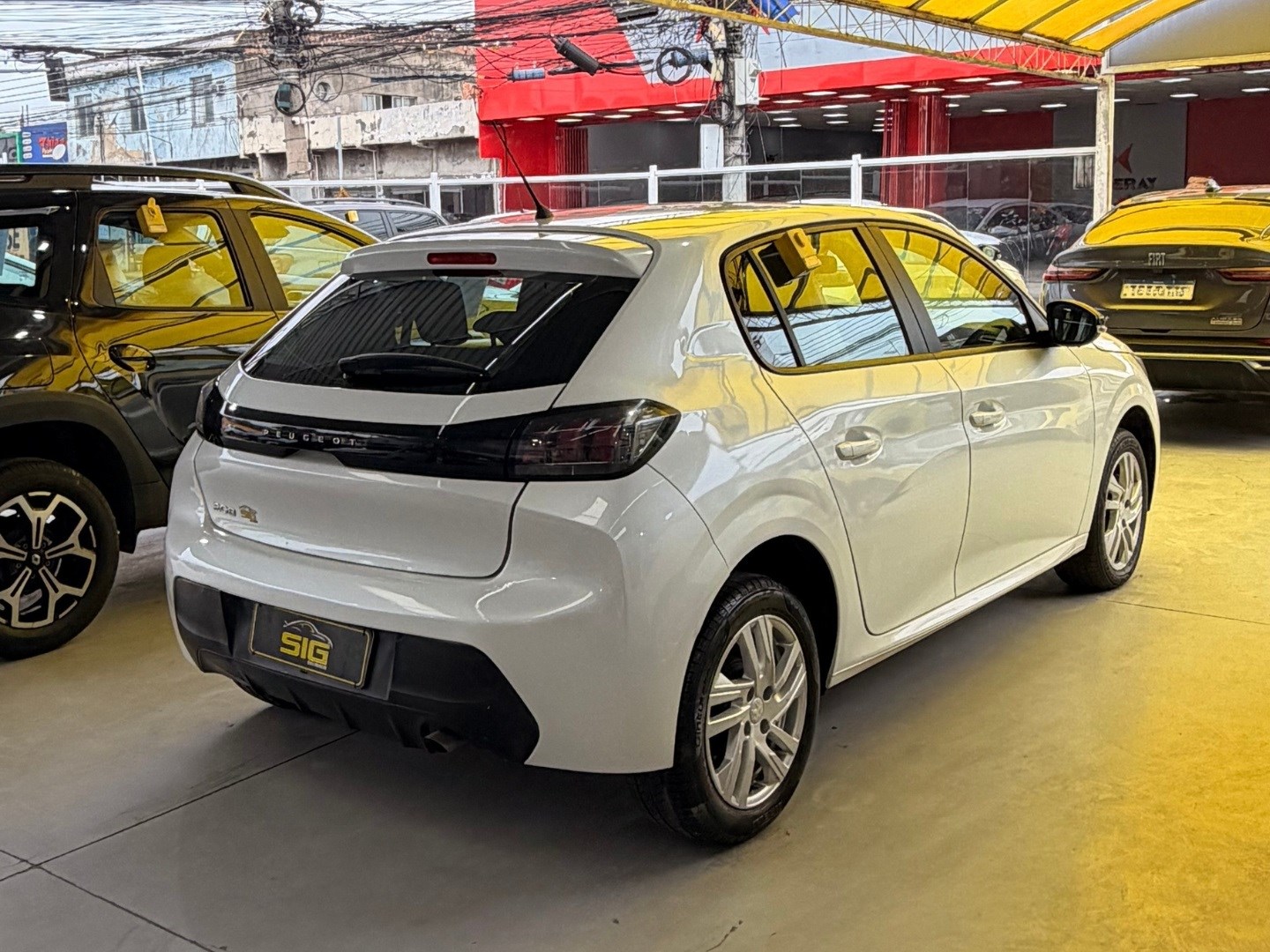 PEUGEOT 208 1.6 16V FLEX ACTIVE AT6 2024 Branco seminovo à venda em Duque de Caxias - Miniatura Vista 6 - SIG Multimarcas