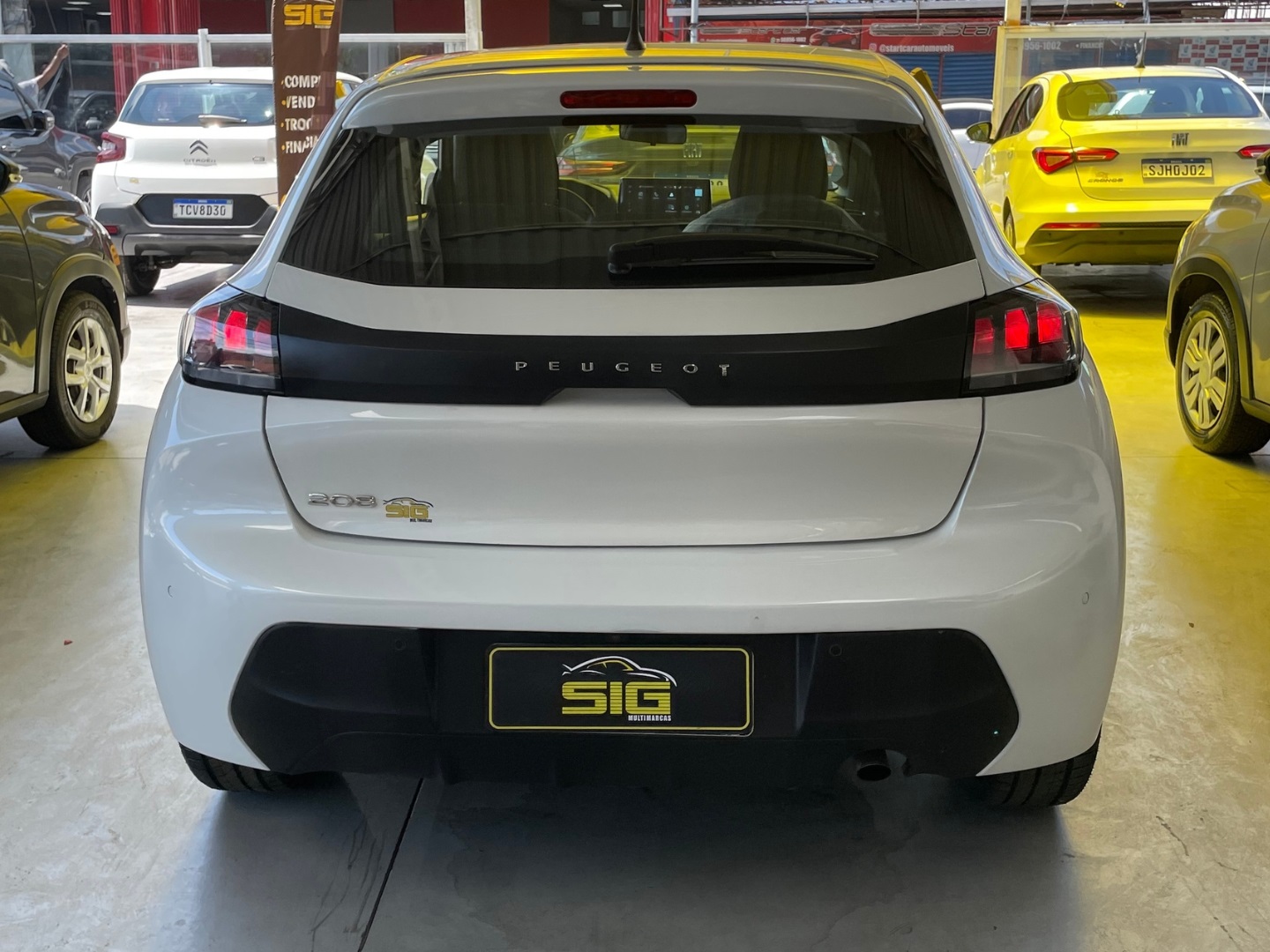 PEUGEOT 208 1.6 16V FLEX ACTIVE AT6 2024 Branco - Miniatura 5 - SIG Multimarcas