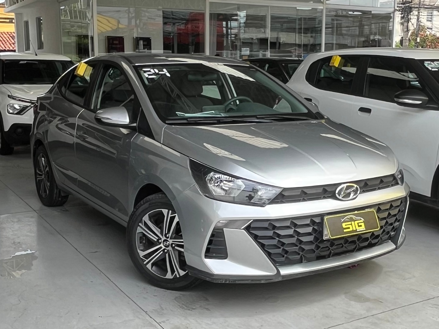 HYUNDAI HB20S 1.0 TGDI FLEX COMFORT PLUS AUTOMÁTICO 2024 Prata - Miniatura 4 - SIG Multimarcas