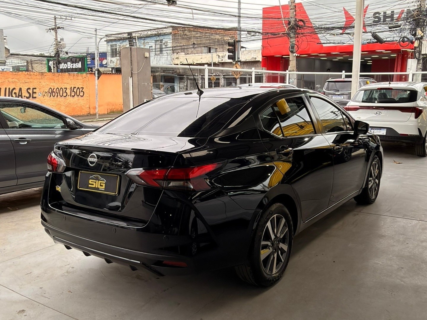 NISSAN VERSA 1.6 16V FLEX ADVANCE XTRONIC 2024 Preto seminovo à venda em Duque de Caxias - Miniatura Vista 7 - SIG Multimarcas