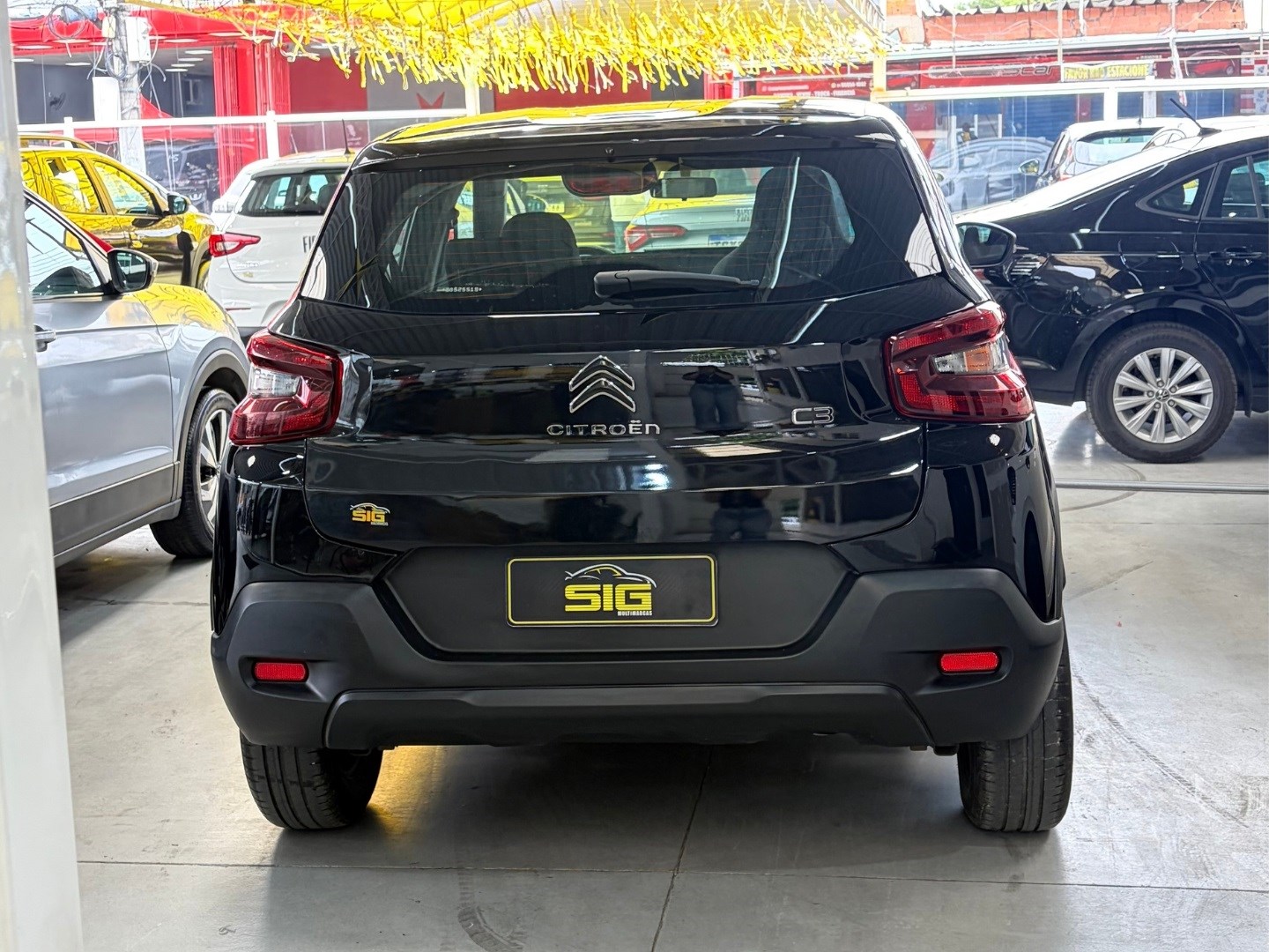 CITROEN C3 1.0 FIREFLY FLEX LIVE PACK MANUAL 2025 Preto seminovo à venda em Duque de Caxias - Miniatura Interior - SIG Multimarcas