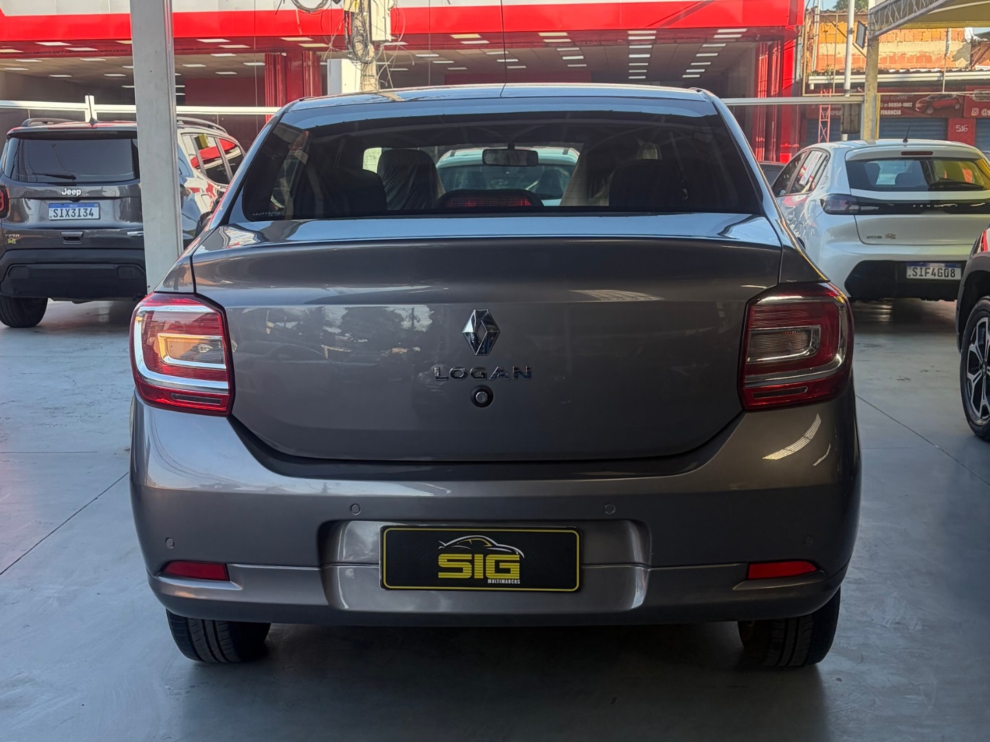 RENAULT LOGAN 1.0 12V SCE FLEX ZEN MANUAL 2025 Cinza seminovo à venda em Duque de Caxias - Miniatura Vista 6 - SIG Multimarcas