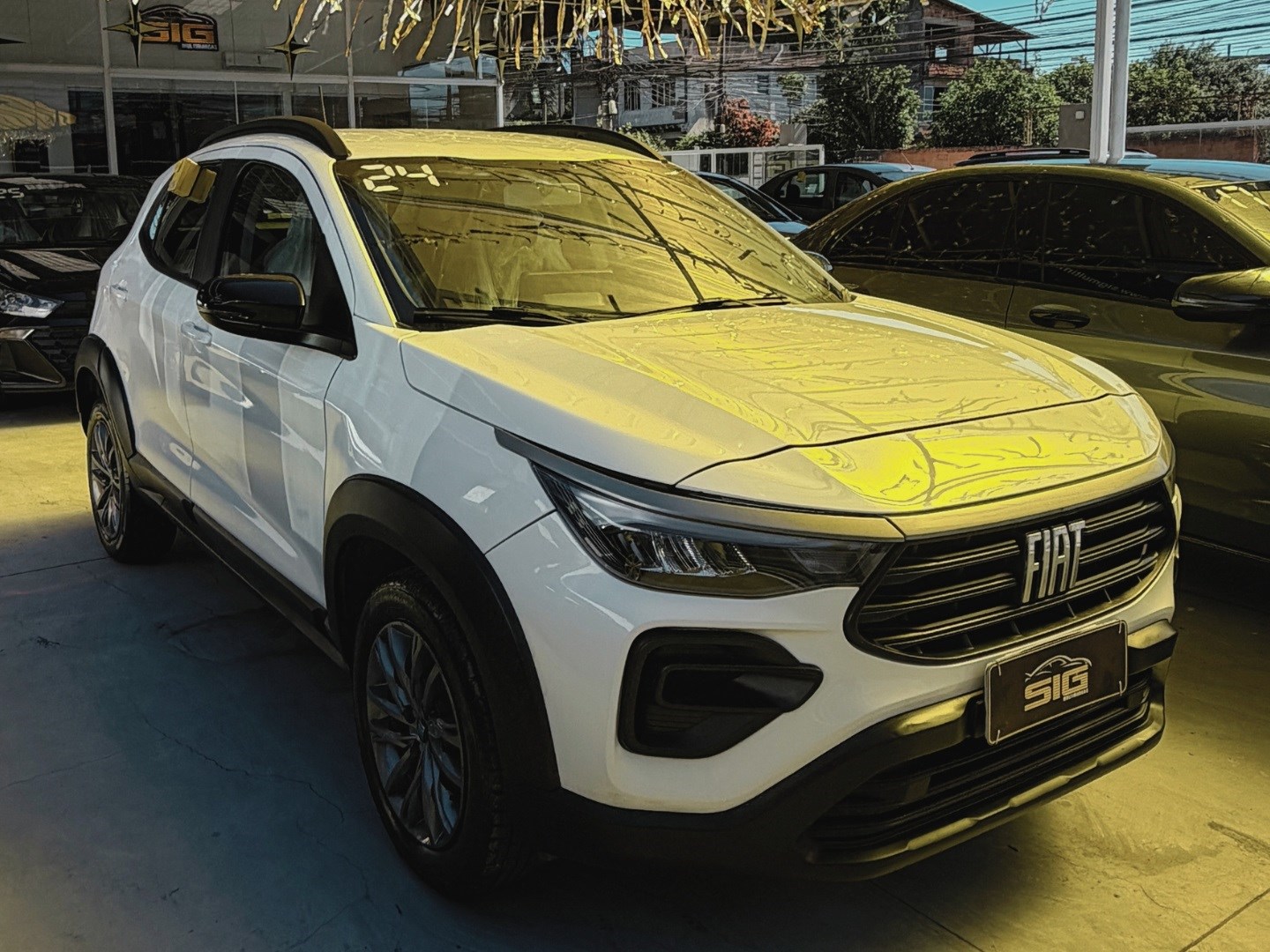 FIAT PULSE 1.3 FLEX DRIVE CVT 2024 Branco seminovo à venda em Duque de Caxias - Frente - SIG Multimarcas