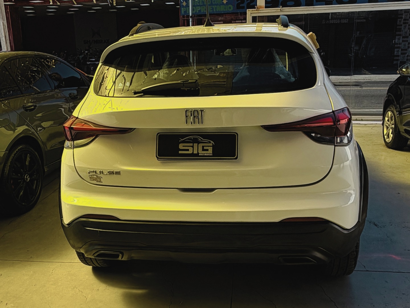 FIAT PULSE 1.3 FLEX DRIVE CVT 2024 Branco seminovo à venda em Duque de Caxias - Miniatura Interior - SIG Multimarcas