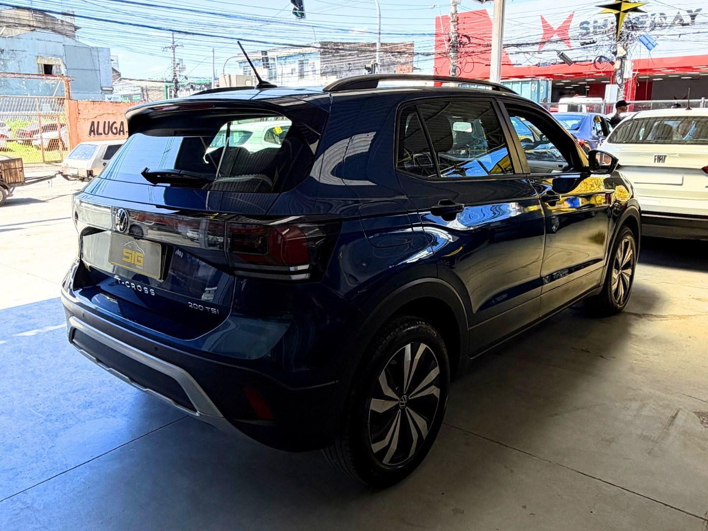 VOLKSWAGEN T-CROSS 1.0 200 TSI TOTAL FLEX AUTOMÁTICO 2025 Azul seminovo à venda em Duque de Caxias - Miniatura Vista 6 - SIG Multimarcas