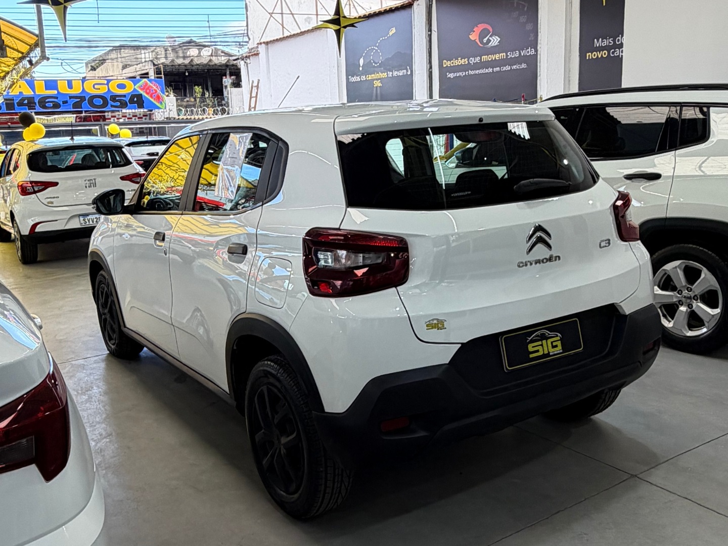 CITROEN C3 1.0 FIREFLY FLEX LIVE PACK MANUAL 2025 Branco seminovo à venda em Duque de Caxias - Miniatura Vista 7 - SIG Multimarcas