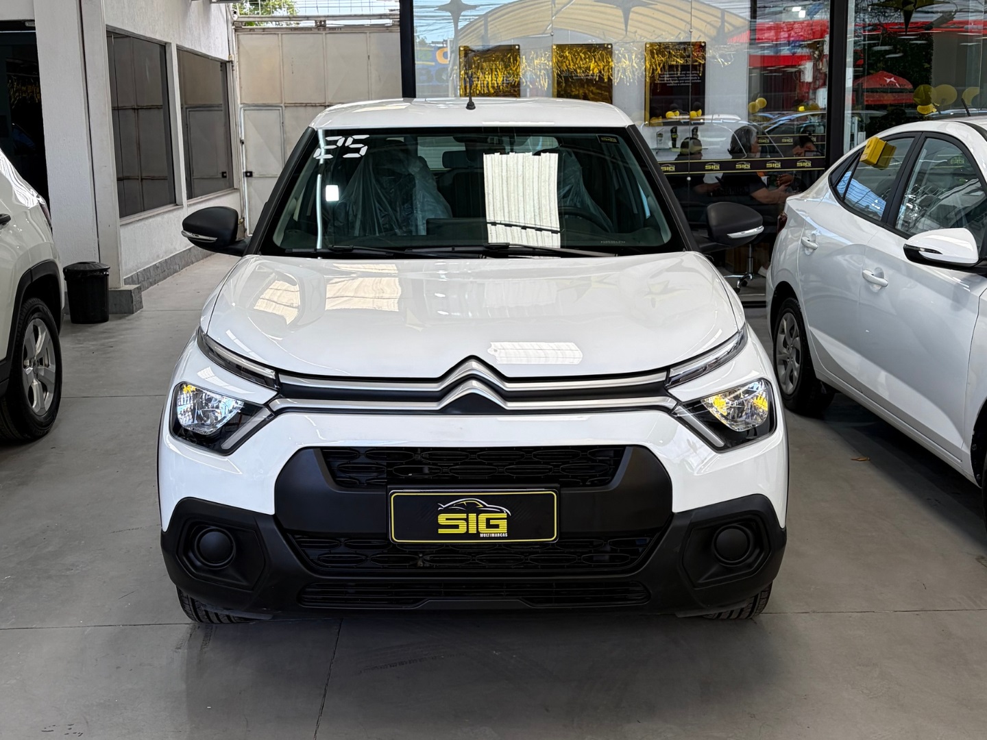 CITROEN C3 1.0 FIREFLY FLEX LIVE PACK MANUAL 2025 Branco seminovo à venda em Duque de Caxias - Miniatura Lateral - SIG Multimarcas