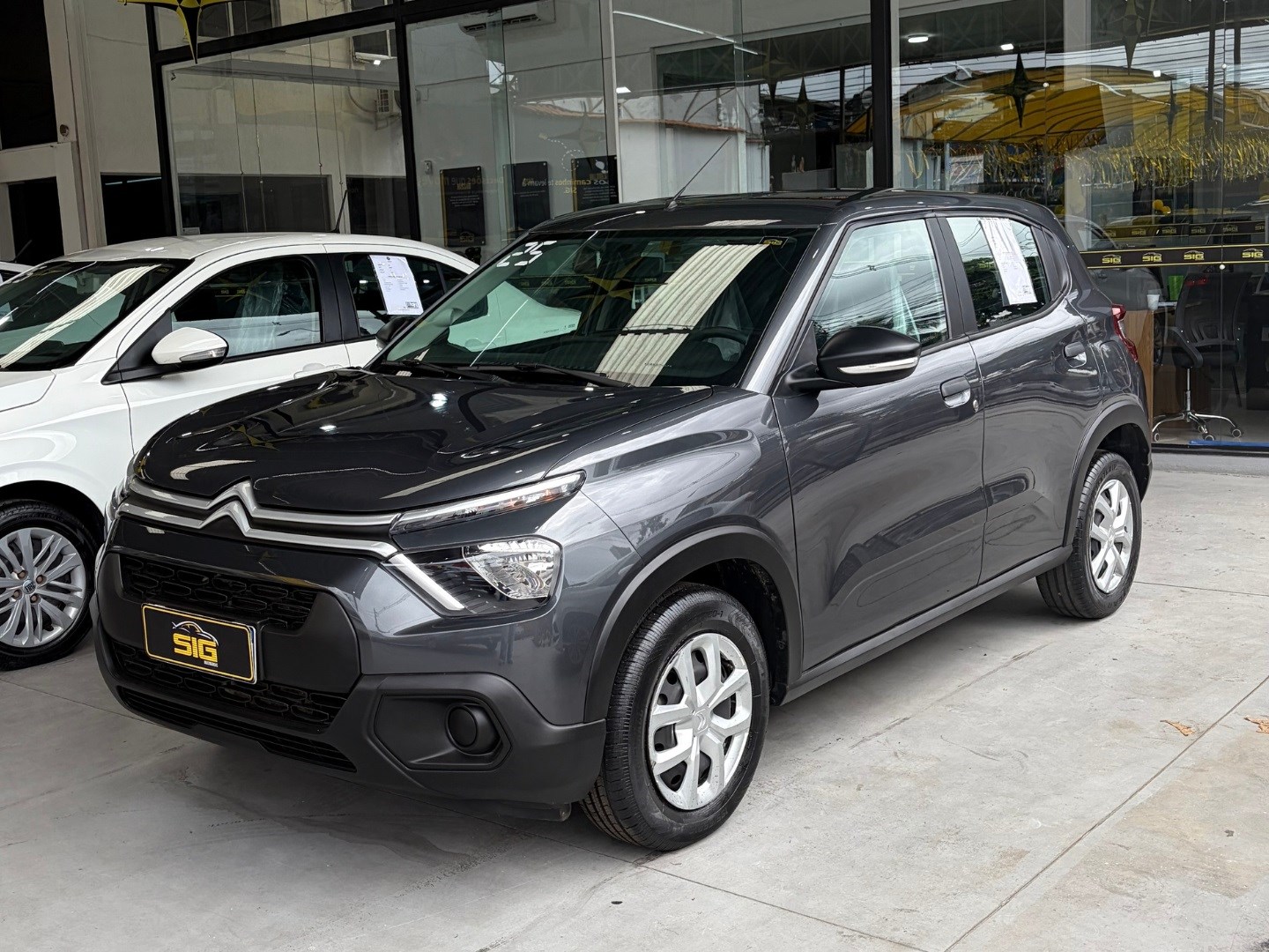 CITROEN C3 1.0 FIREFLY FLEX LIVE PACK MANUAL 2025 Cinza seminovo à venda em Duque de Caxias - Miniatura Interior - SIG Multimarcas