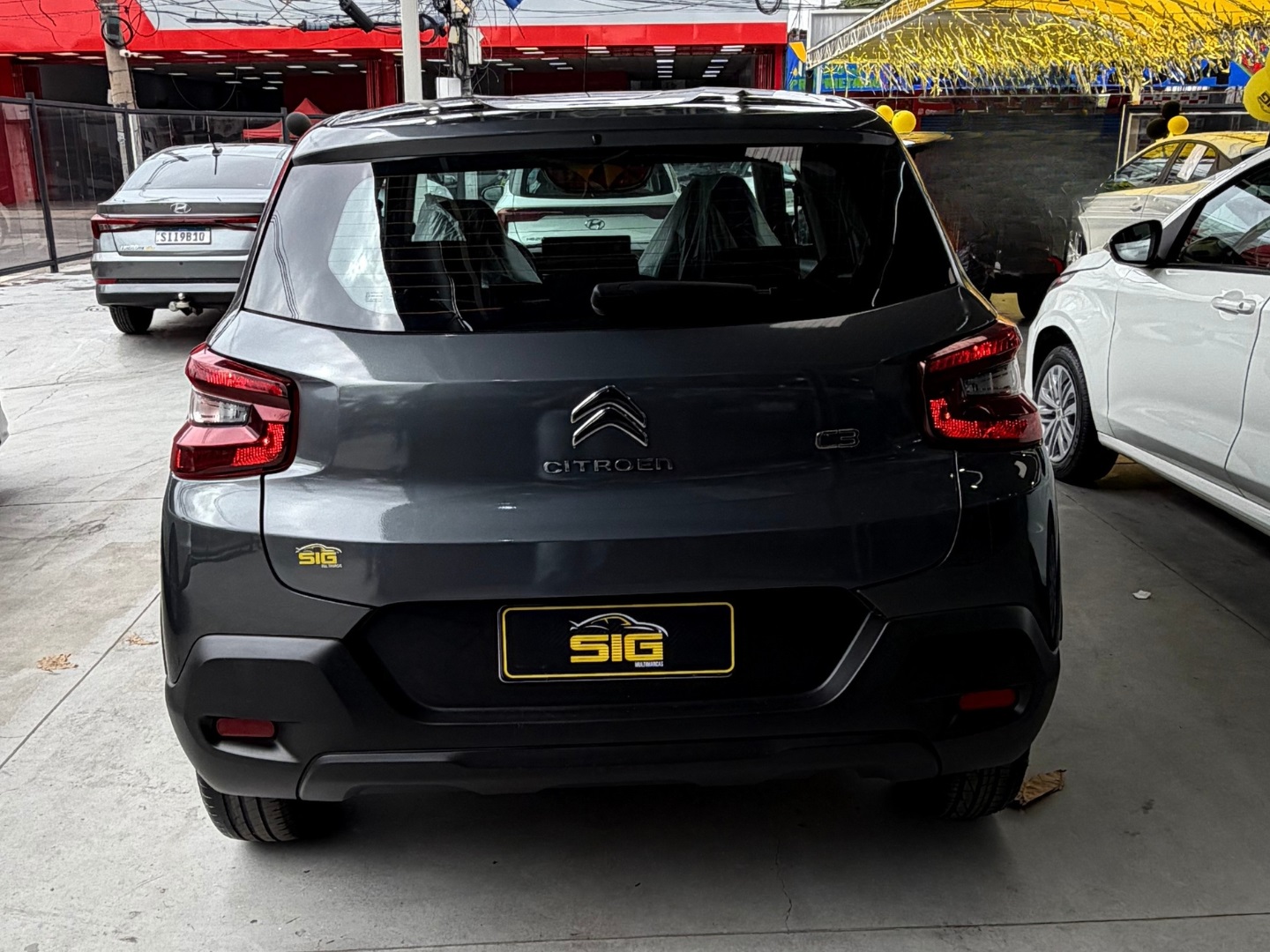 CITROEN C3 1.0 FIREFLY FLEX LIVE PACK MANUAL 2025 Cinza seminovo à venda em Duque de Caxias - Miniatura Detalhe - SIG Multimarcas