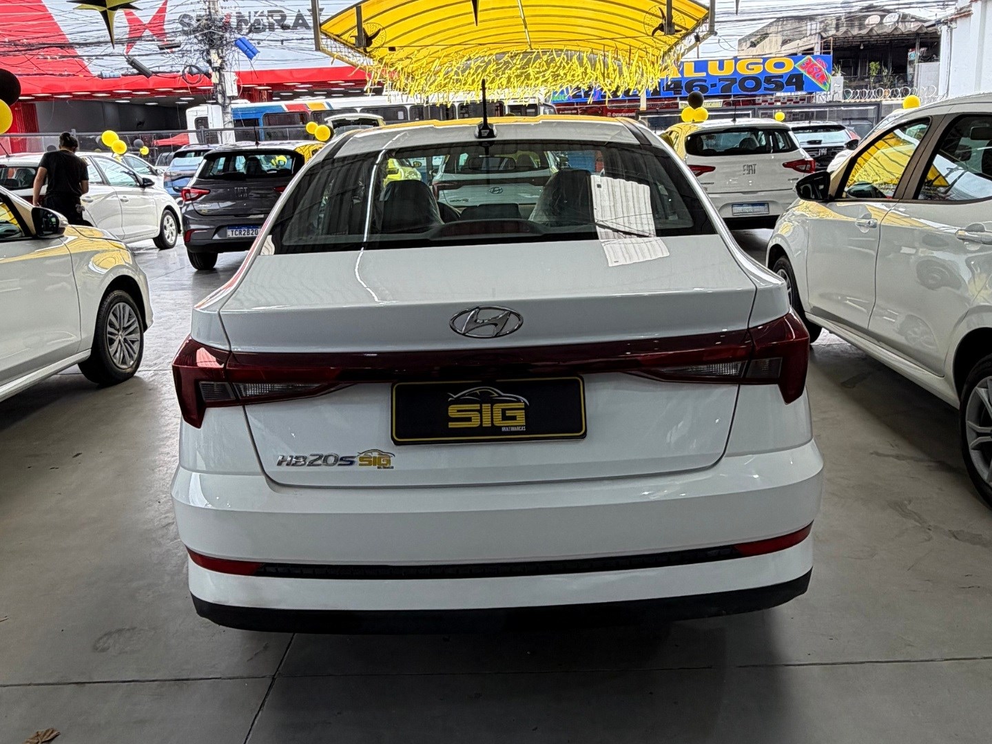 HYUNDAI HB20S 1.0 12V FLEX COMFORT MANUAL 2025 Branco seminovo à venda em Duque de Caxias - Miniatura Detalhe - SIG Multimarcas