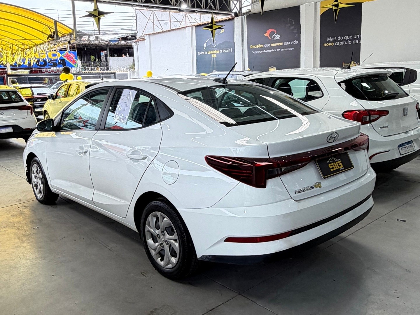 HYUNDAI HB20S 1.0 12V FLEX COMFORT MANUAL 2025 Branco seminovo à venda em Duque de Caxias - Miniatura Vista 6 - SIG Multimarcas