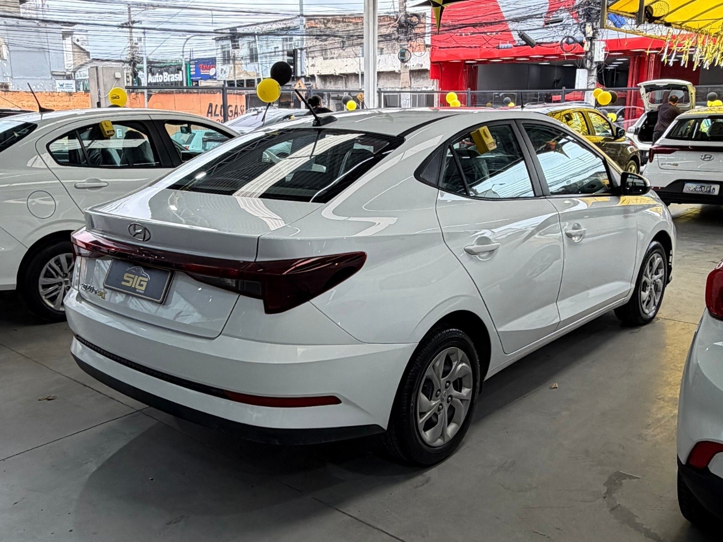 HYUNDAI HB20S 1.0 12V FLEX COMFORT MANUAL 2025 Branco seminovo à venda em Duque de Caxias - Miniatura Vista 7 - SIG Multimarcas