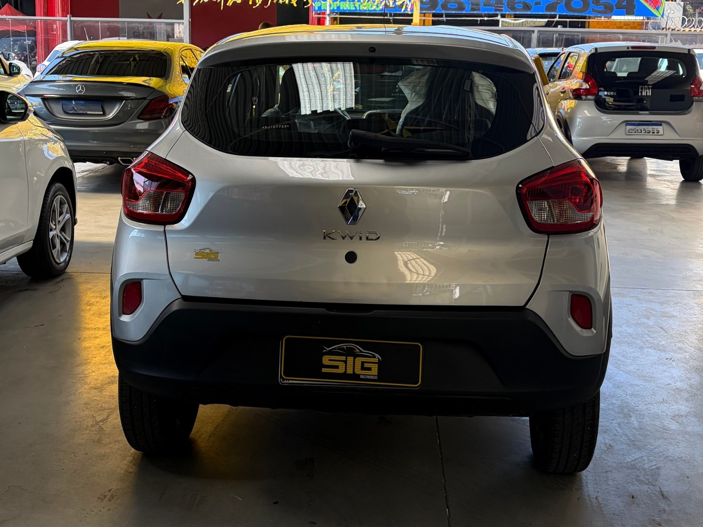 RENAULT KWID 1.0 12V SCE FLEX ZEN MANUAL 2025 Prata seminovo à venda em Duque de Caxias - Miniatura Interior - SIG Multimarcas