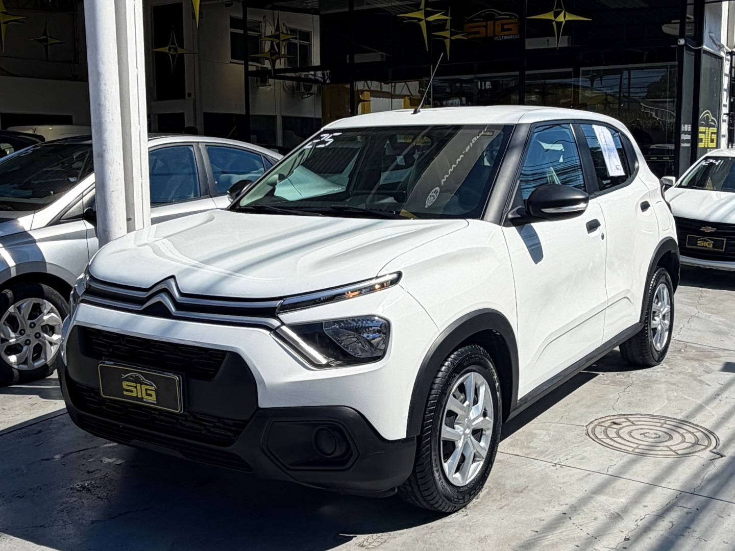 CITROEN C3 1.6 16V FLEX LIVE PACK AT6 2025 Branco seminovo à venda em Duque de Caxias - Miniatura Traseira - SIG Multimarcas