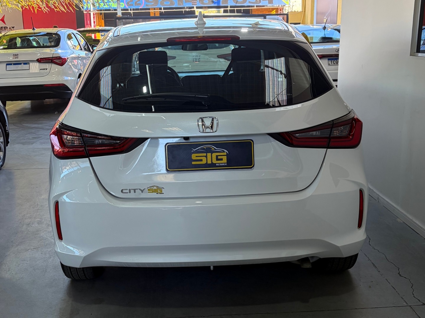 HONDA CITY 1.5 i-VTEC FLEX EX CVT 2024 Branco seminovo à venda em Duque de Caxias - Miniatura Detalhe - SIG Multimarcas