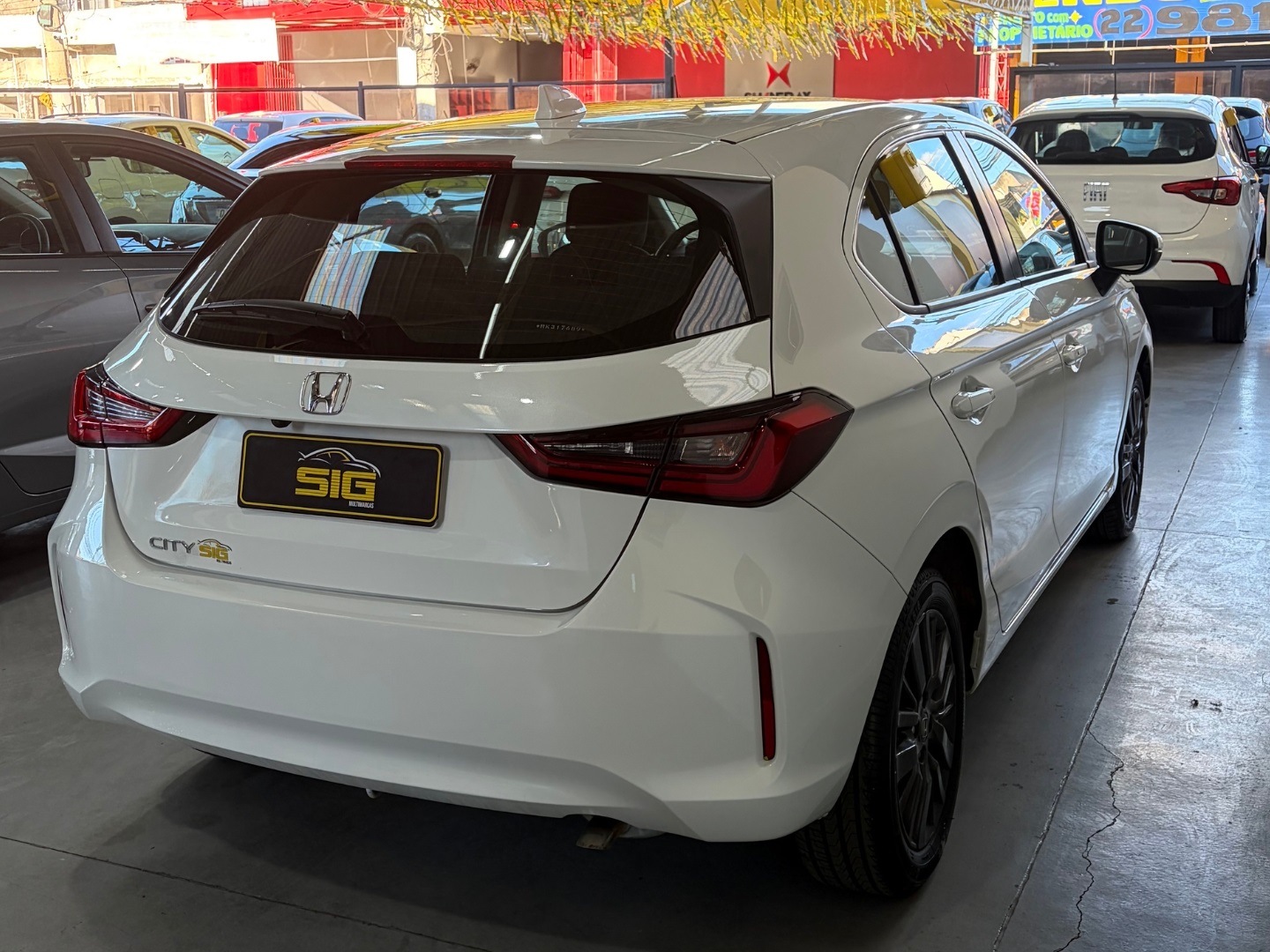 HONDA CITY 1.5 i-VTEC FLEX EX CVT 2024 Branco seminovo à venda em Duque de Caxias - Miniatura Vista 7 - SIG Multimarcas