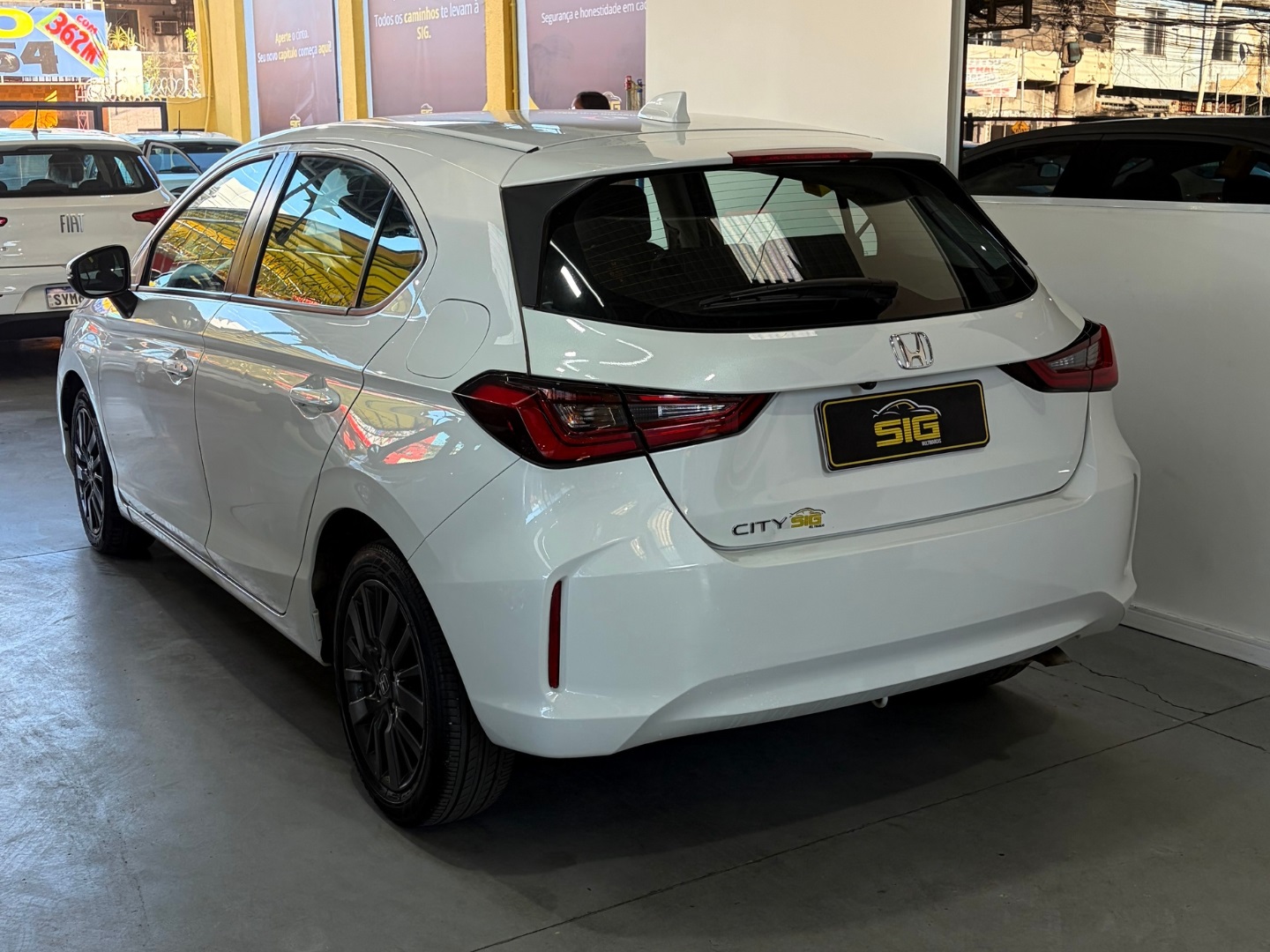 HONDA CITY 1.5 i-VTEC FLEX EX CVT 2024 Branco seminovo à venda em Duque de Caxias - Miniatura Vista 6 - SIG Multimarcas