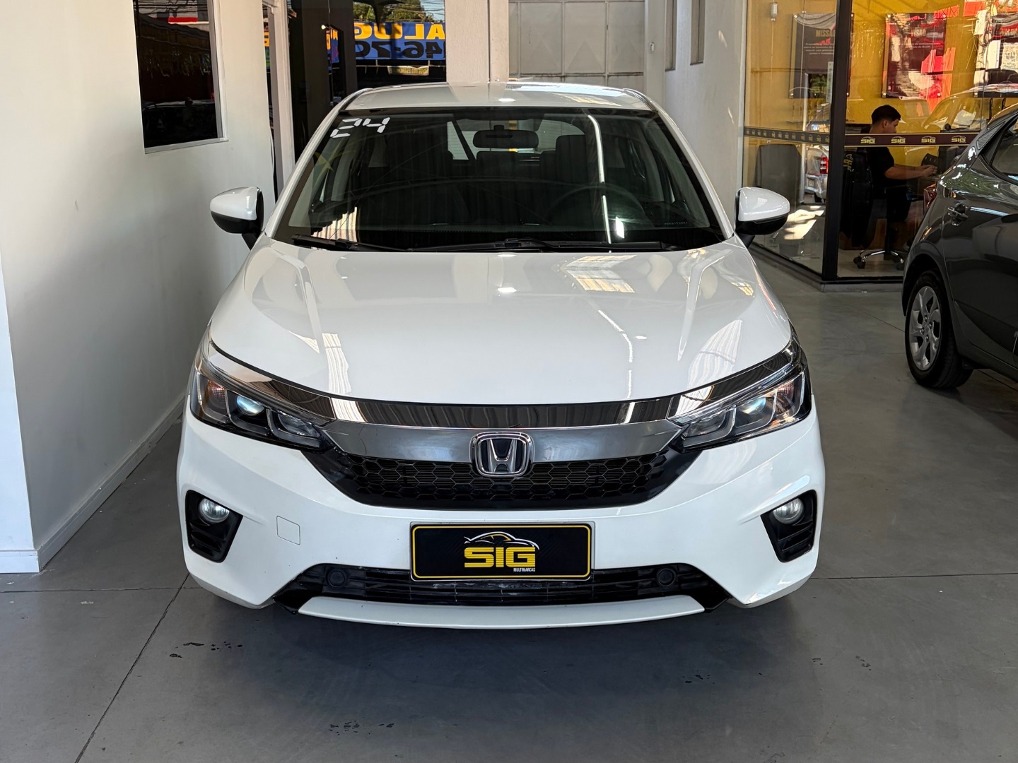 HONDA CITY 1.5 i-VTEC FLEX EX CVT 2024 Branco seminovo à venda em Duque de Caxias - Miniatura Lateral - SIG Multimarcas