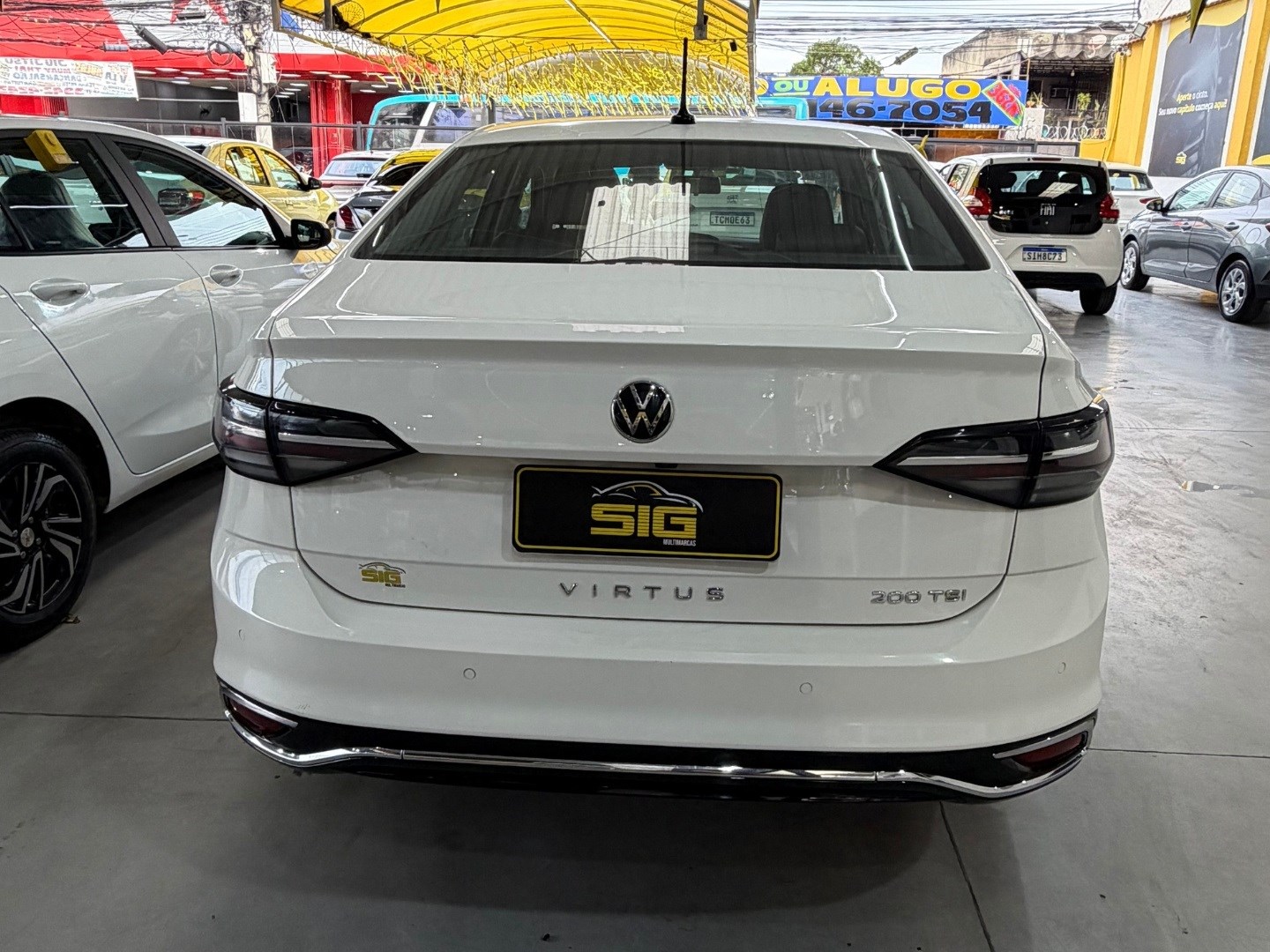 VOLKSWAGEN VIRTUS 1.0 200 TSI COMFORTLINE AUTOMÁTICO 2025 Branco seminovo à venda em Duque de Caxias - Miniatura Interior - SIG Multimarcas