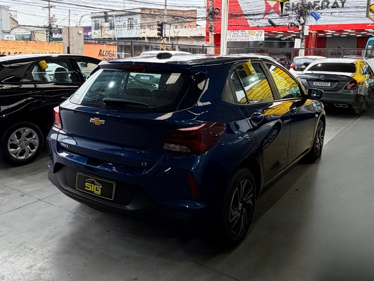 CHEVROLET ONIX 1.0 FLEX LT MANUAL 2025 Azul seminovo à venda em Duque de Caxias - Miniatura Detalhe - SIG Multimarcas
