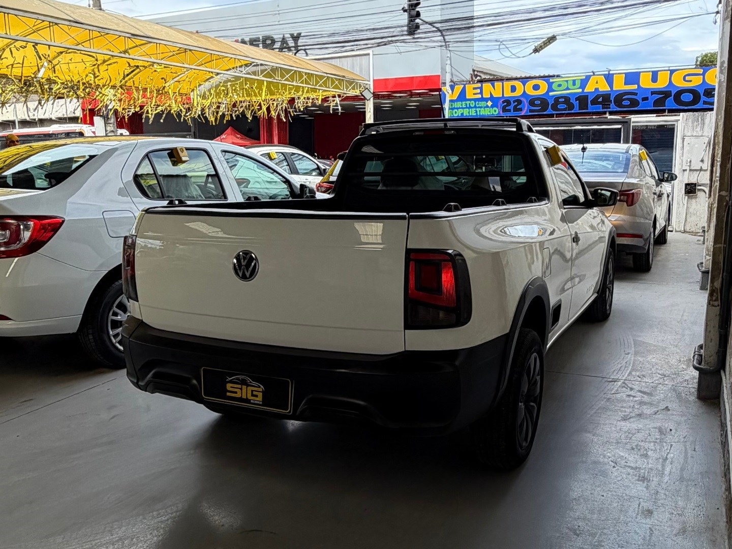 VOLKSWAGEN SAVEIRO 1.6 MSI ROBUST CS 16V FLEX 2P MANUAL 2024 Branco seminovo à venda em Duque de Caxias - Miniatura Vista 6 - SIG Multimarcas