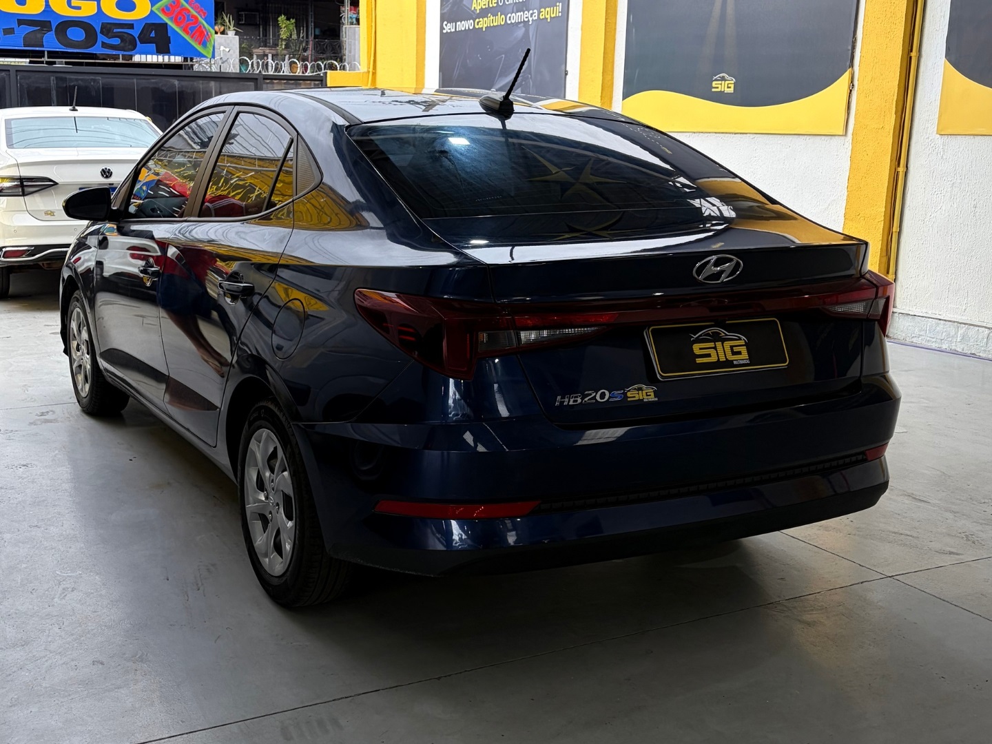 HYUNDAI HB20S 1.0 12V FLEX COMFORT PLUS MANUAL 2025 Azul seminovo à venda em Duque de Caxias - Miniatura Vista 6 - SIG Multimarcas