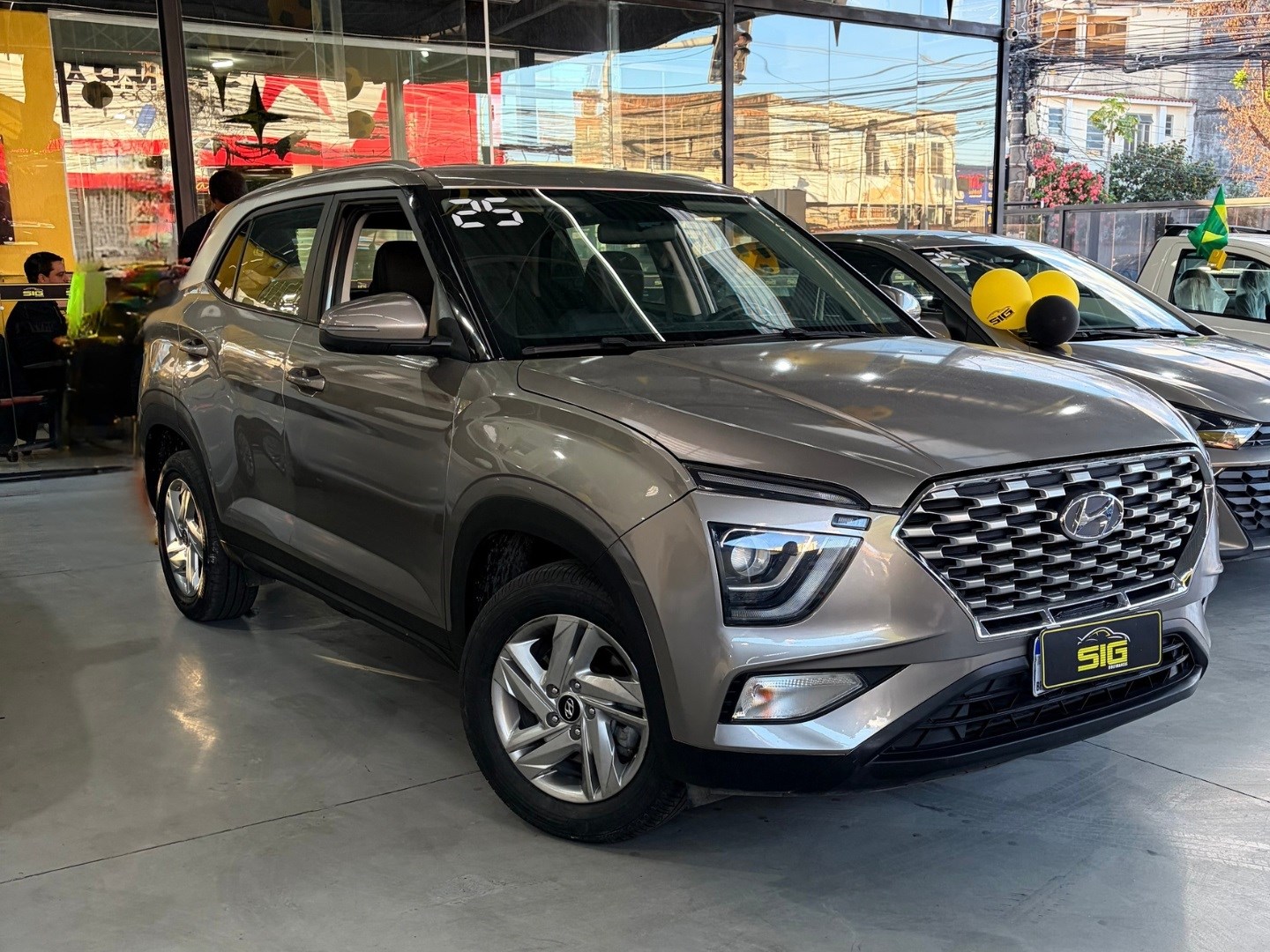 HYUNDAI CRETA 1.0 TGDI FLEX COMFORT PLUS AUTOMÁTICO 2025 Prata seminovo à venda em Duque de Caxias - Frente - SIG Multimarcas