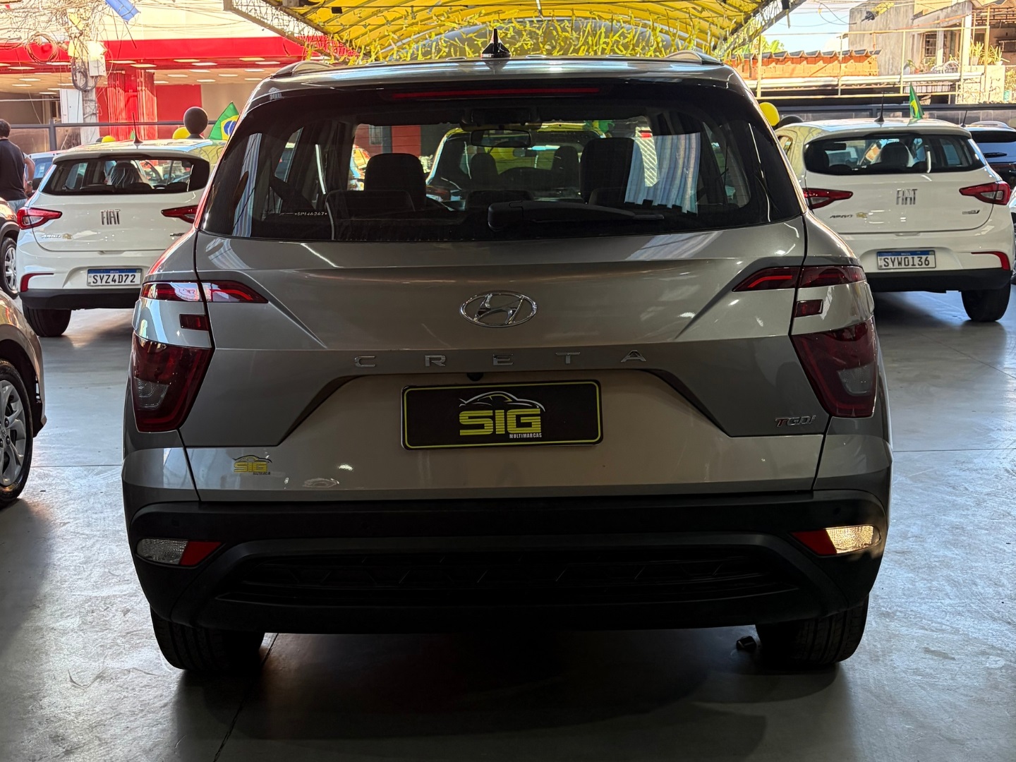 HYUNDAI CRETA 1.0 TGDI FLEX COMFORT PLUS AUTOMÁTICO 2025 Prata seminovo à venda em Duque de Caxias - Miniatura Vista 6 - SIG Multimarcas