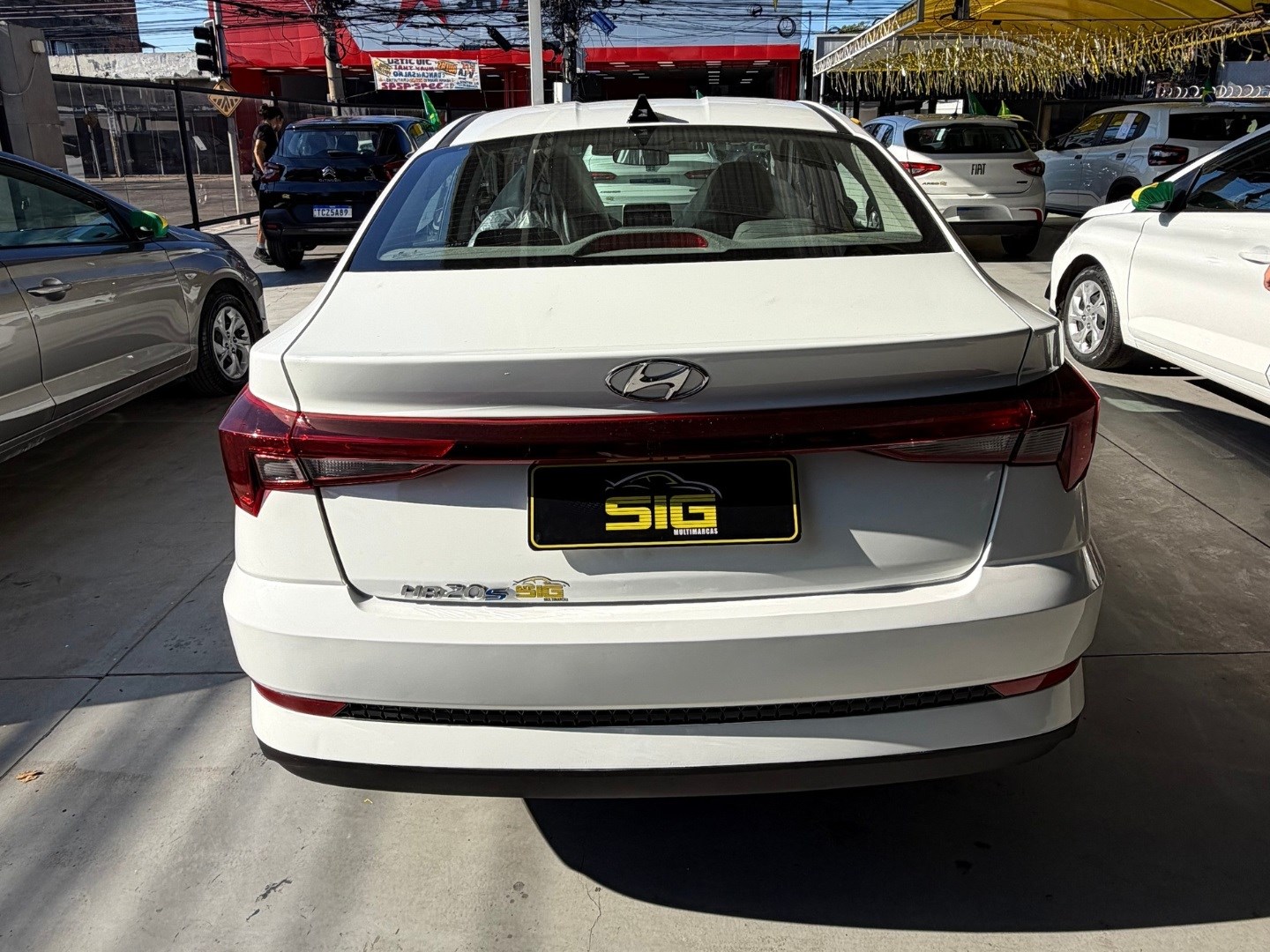 HYUNDAI HB20S 1.0 TGDI FLEX COMFORT AUTOMÁTICO 2024 Branco seminovo à venda em Duque de Caxias - Miniatura Detalhe - SIG Multimarcas