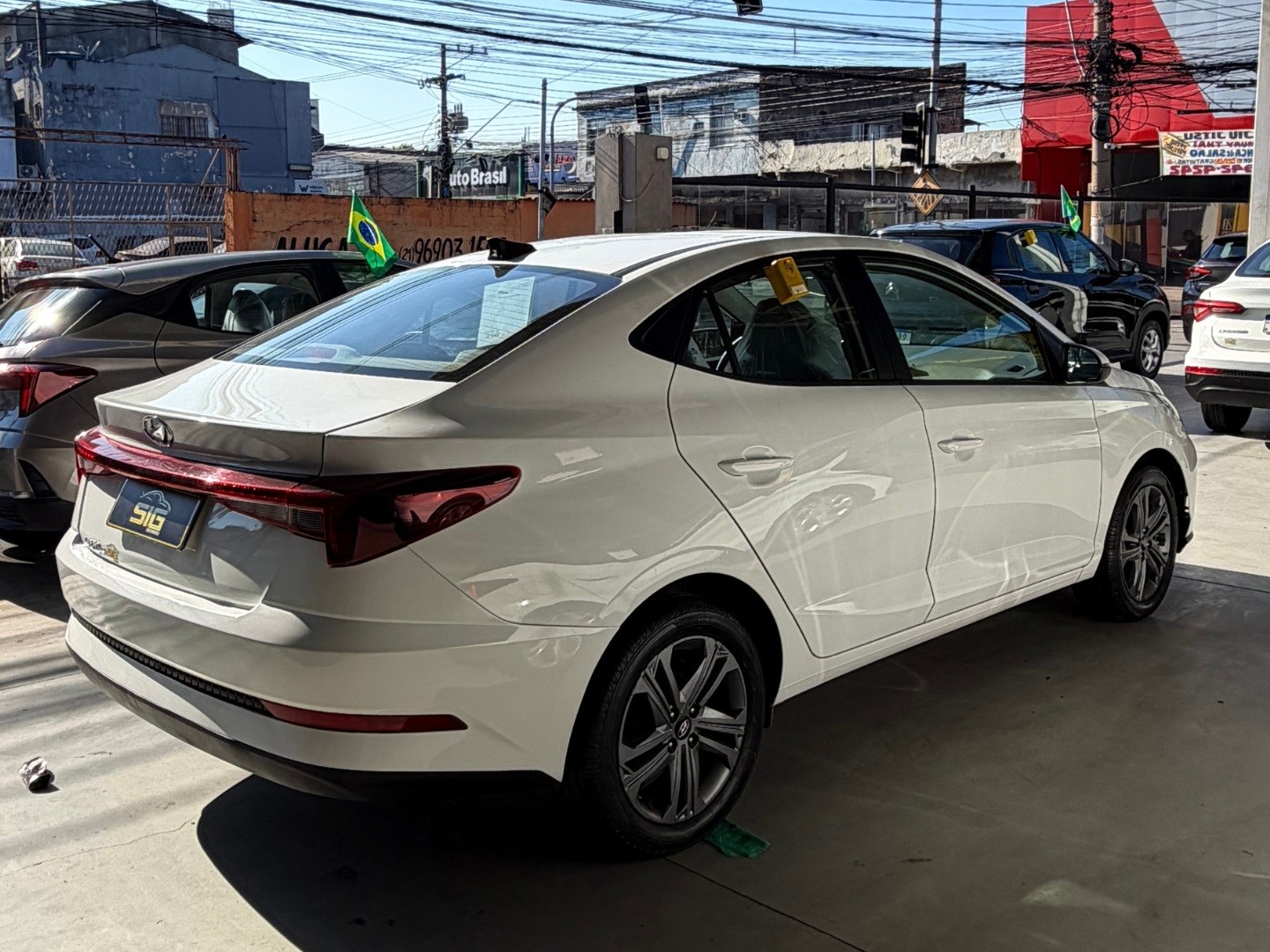 HYUNDAI HB20S 1.0 TGDI FLEX COMFORT AUTOMÁTICO 2024 Branco seminovo à venda em Duque de Caxias - Miniatura Vista 6 - SIG Multimarcas