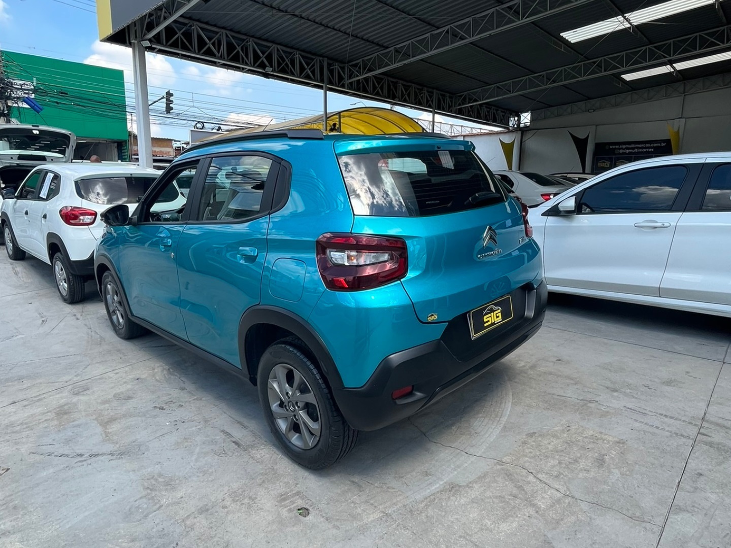 CITROEN C3 1.0 FIREFLY FLEX FEEL MANUAL 2023 Azul seminovo à venda em Duque de Caxias - Miniatura Detalhe - SIG Multimarcas